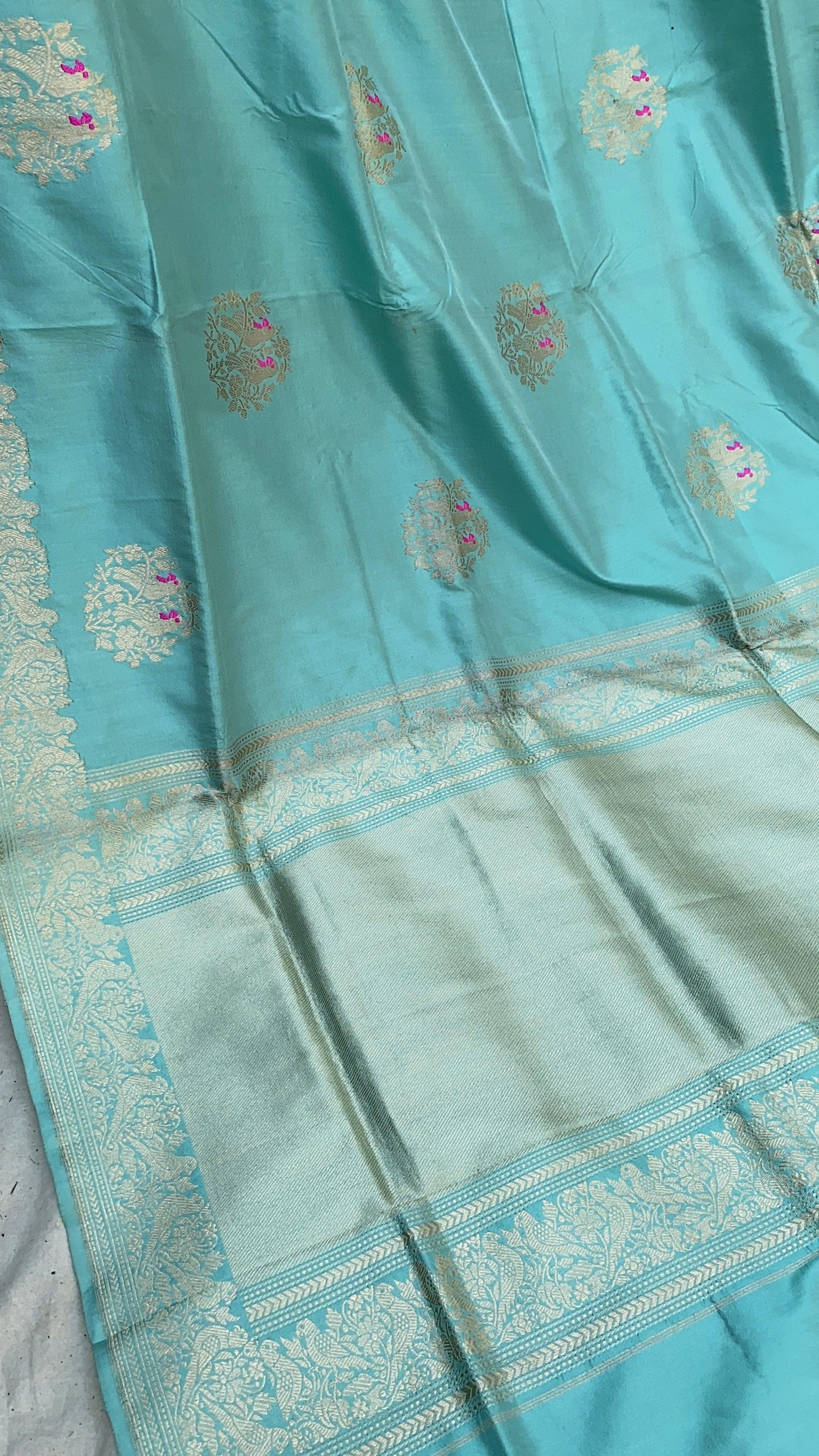 Elegant Banarasi Silk Saree by Shades Of Benares - banarasi - banarasi saree shop