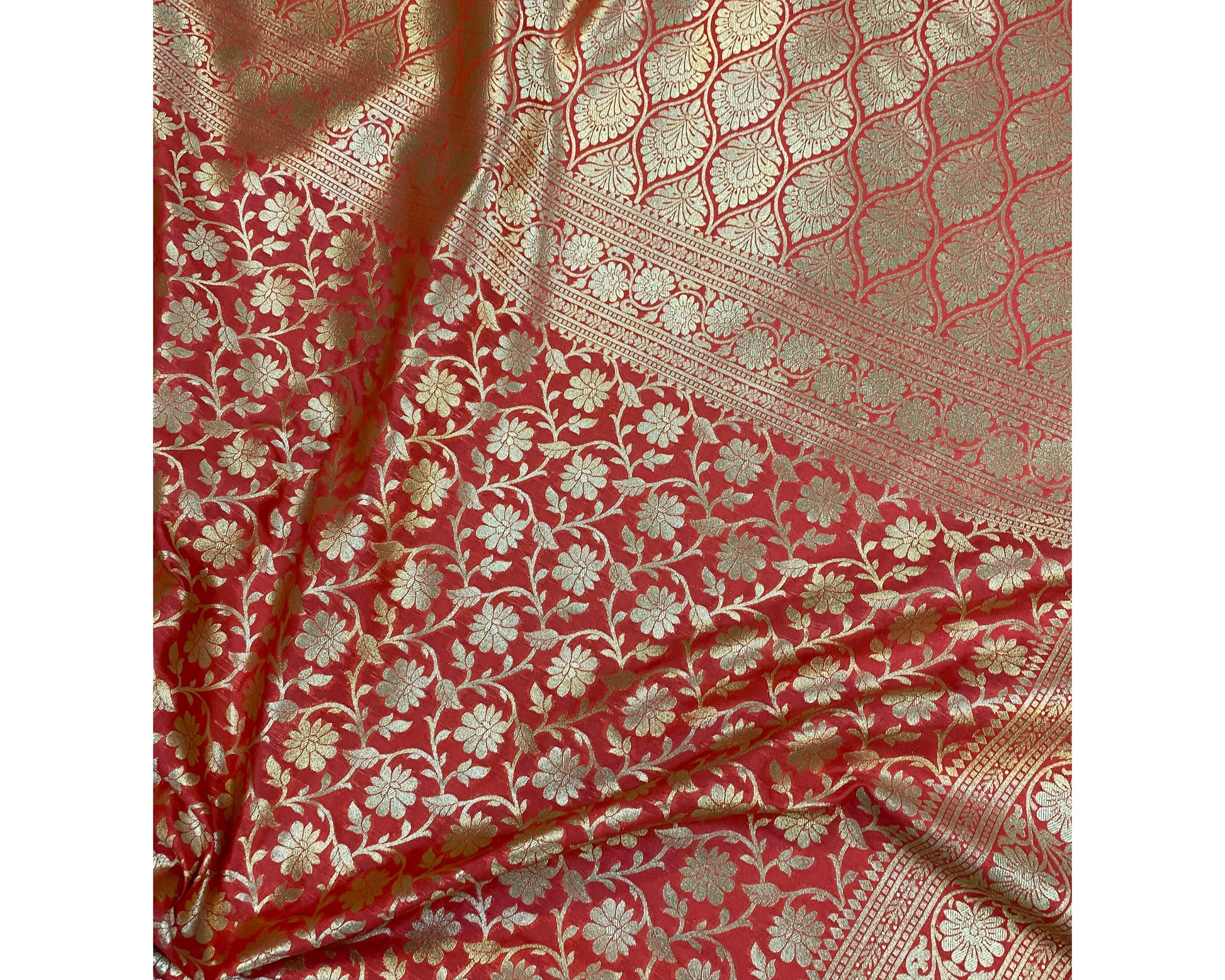 Luxurious Handloom Katan Uppada Silk Banarasi Saree by Shades Of Benares - banarasi - banarasi saree shop