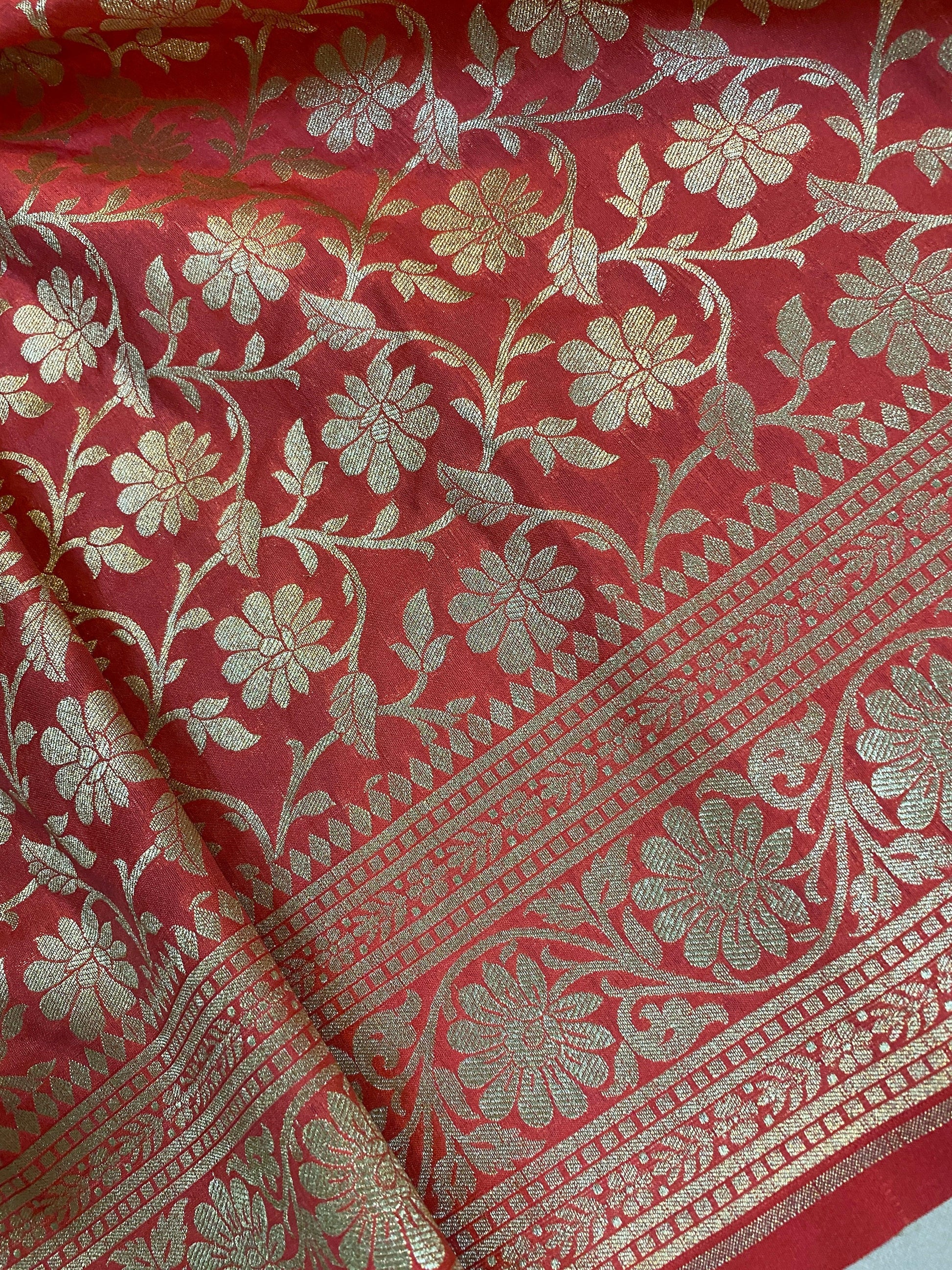 Luxurious Handloom Katan Uppada Silk Banarasi Saree by Shades Of Benares - banarasi - banarasi saree shop