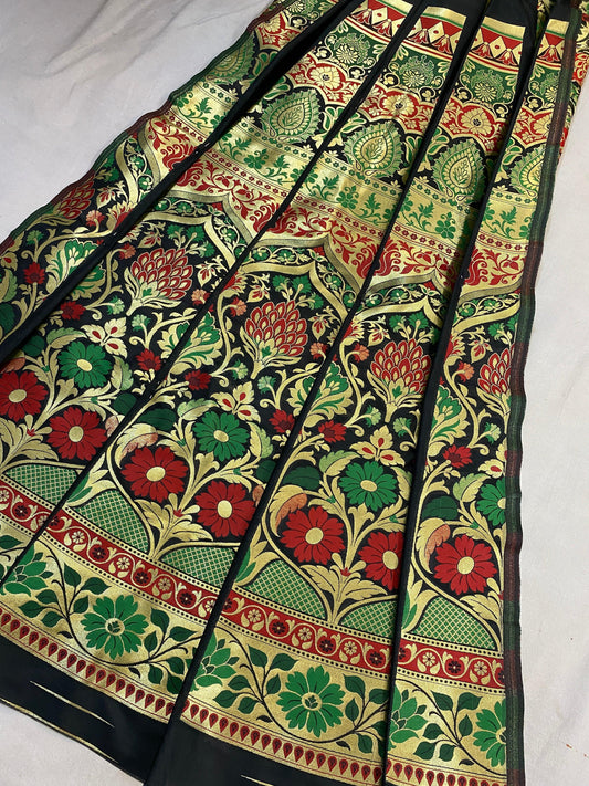 Banarasi Katan Silk Handloom LehengaVKJ05B11 by Shades Of Benares - banarasi - banarasi saree shop