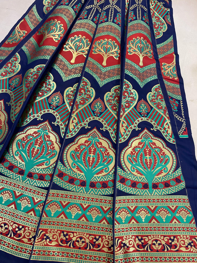 Banarasi Katan Silk Handloom LehengaVKJ05B3 - Shades Of Benares