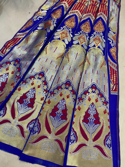 Banarasi Katan Silk Handloom LehengaVKJ05B5 by Shades Of Benares - banarasi - banarasi saree shop