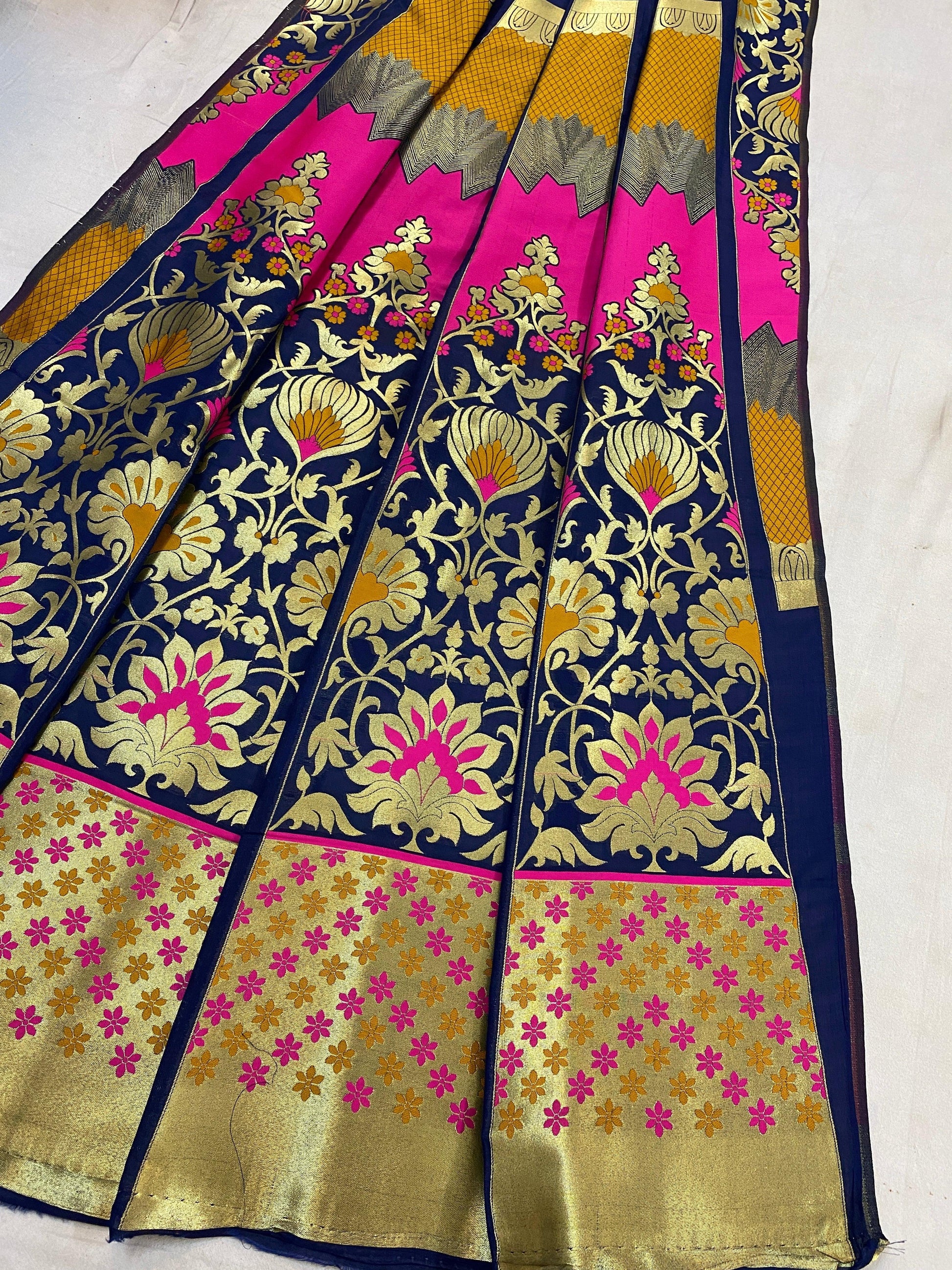 Banarasi Katan Silk Handloom LehengaVKJ05B9 by Shades Of Benares - banarasi - banarasi saree shop