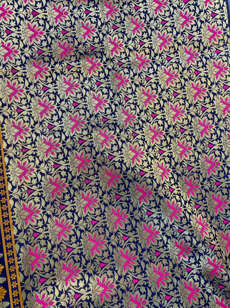 Banarasi Katan Silk Handloom LehengaVKJ05B9 - Shades Of Benares