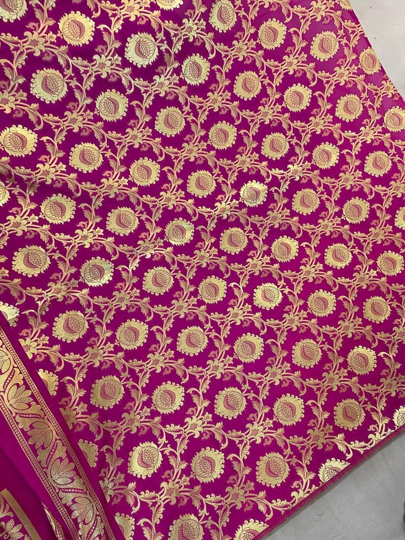 Banarasi Katan Silk Handloom LehengaVKJ05C1 - Shades Of Benares