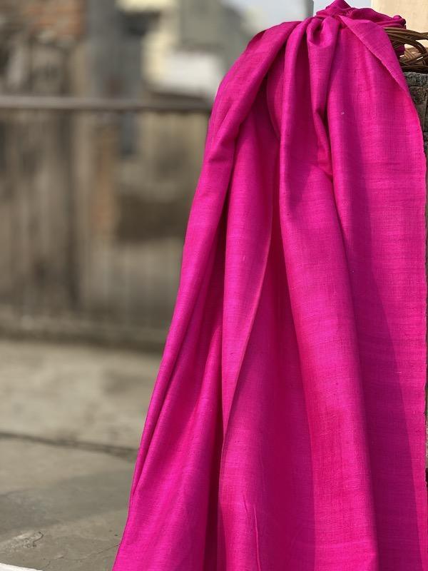 Banarasi Raw Silk Handloom Khaddi Fabrics Online (AM3) - Shades Of Benares