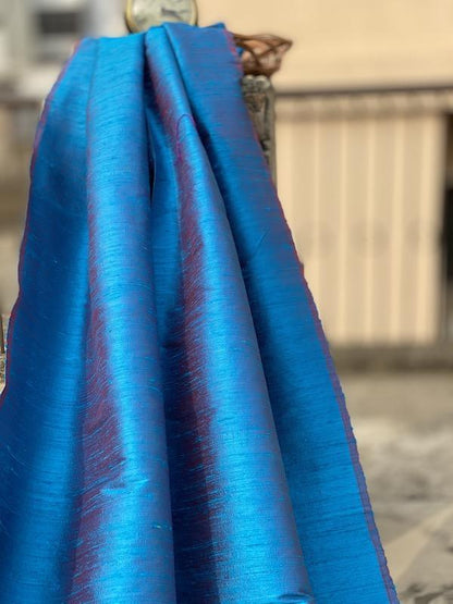 Banarasi Raw Silk Handloom Khaddi Fabrics Online (AM4) by Shades Of Benares - banarasi - banarasi saree shop