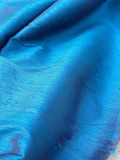 Banarasi Raw Silk Handloom Khaddi Fabrics Online (AM4) by Shades Of Benares - banarasi - banarasi saree shop