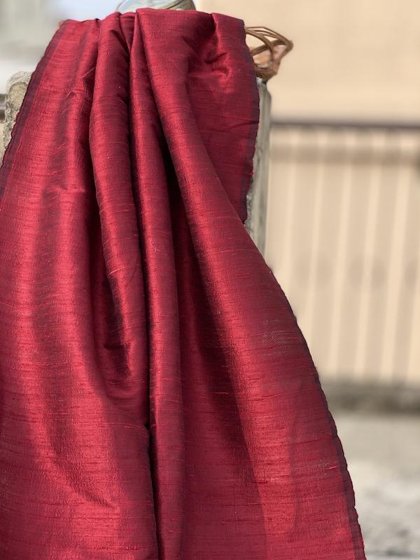 Banarasi Raw Silk Handloom Khaddi Fabrics Online (AM5) - Shades Of Benares