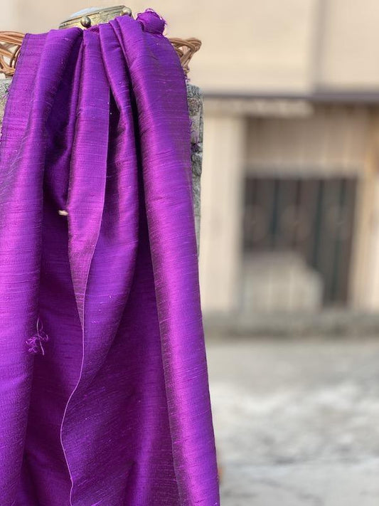 Banarasi Raw Silk Handloom Khaddi Fabrics Online (AM7) by Shades Of Benares - banarasi - banarasi saree shop