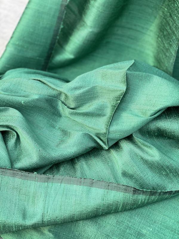 Banarasi Raw Silk Handloom Khaddi Fabrics Online (AM9) by Shades Of Benares - banarasi - banarasi saree shop