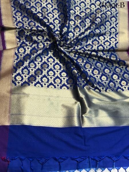 Banarasi Silk Handloom Dupatta (MAB04) by Shades Of Benares - banarasi - banarasi saree shop