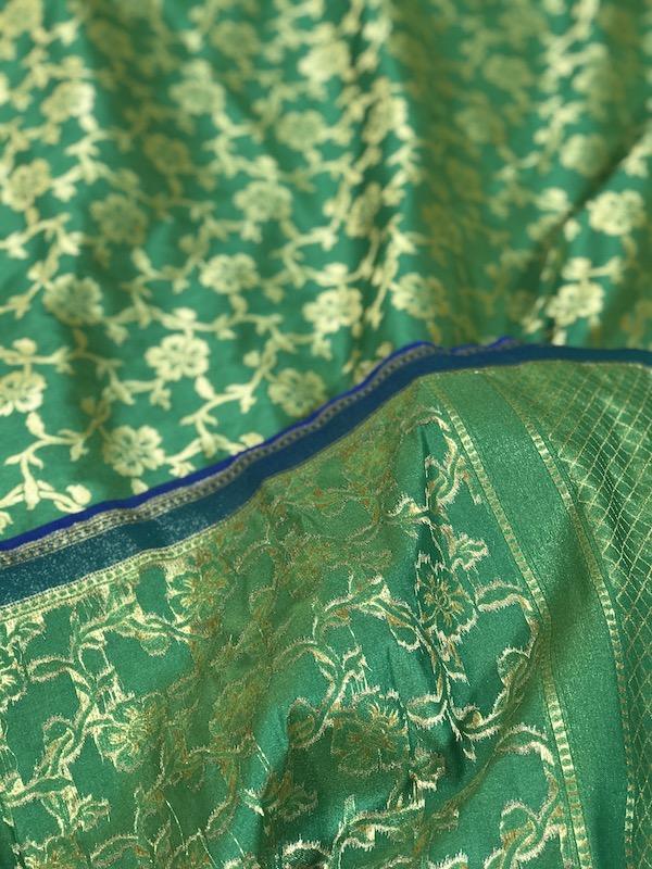 Banarasi Silk Handloom Dupattas (L01) - Shades Of Benares