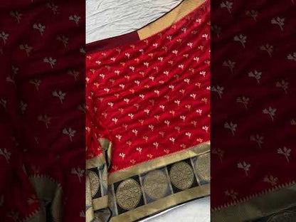 Pure Banarasi Katan Silk Handloom SareeMSK01x