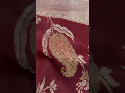 Pure Banarasi Katan silk handloom saree, Kadhwa REAL ZARI (HY02)