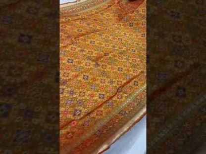 Pure Banarasi Katan silk handloom saree, Minakari (ccc2)