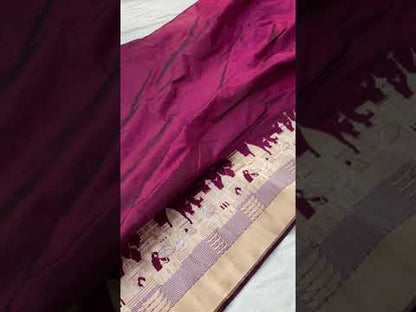 Pure Banarasi Katan silk handloom saree (a3)