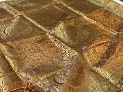 Pure Banarasi Brocade Handloom Table Cover (i01) by Shades Of Benares - banarasi - banarasi saree shop