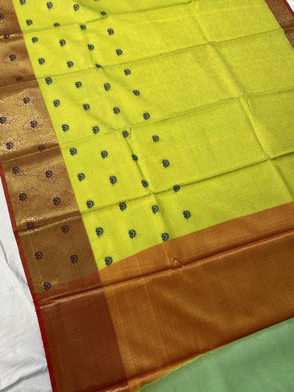 Pure Banarasi Cotton Patola Handloom Tanchui Saree With Blouse Piece (AA00) by Shades Of Benares - banarasi - banarasi saree shop