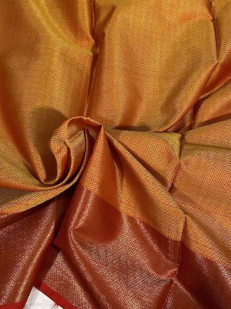 Pure Banarasi Cotton Patola Handloom Tanchui Saree With Blouse Piece (AA00) by Shades Of Benares - banarasi - banarasi saree shop