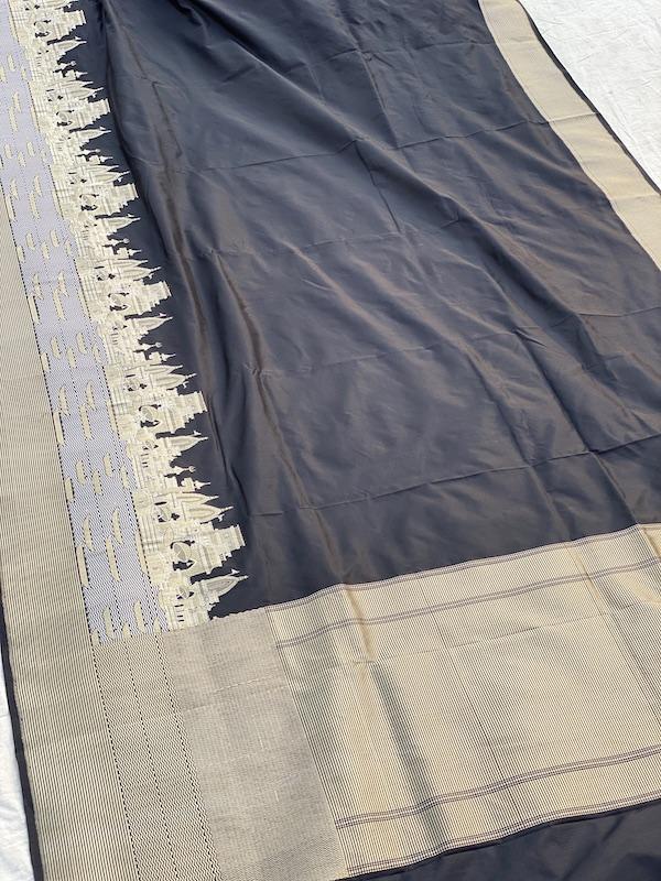 Pure Banarasi Katan silk handloom saree (a1) - Shades Of Benares
