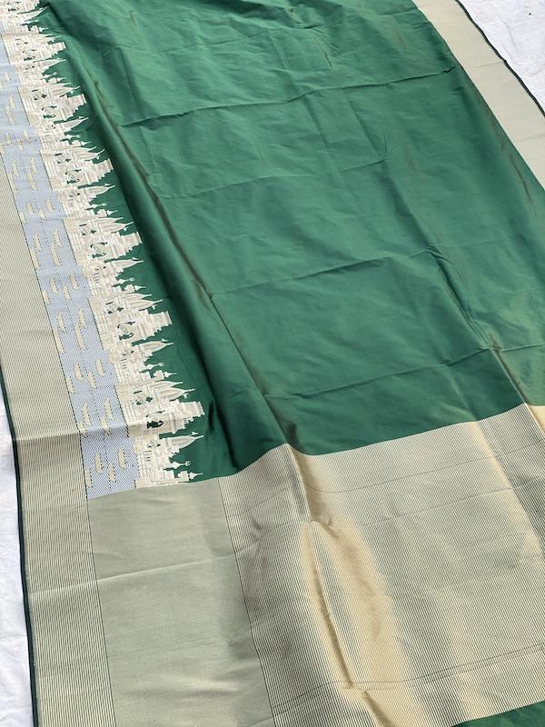 Pure Banarasi Katan silk handloom saree (a2) - Shades Of Benares
