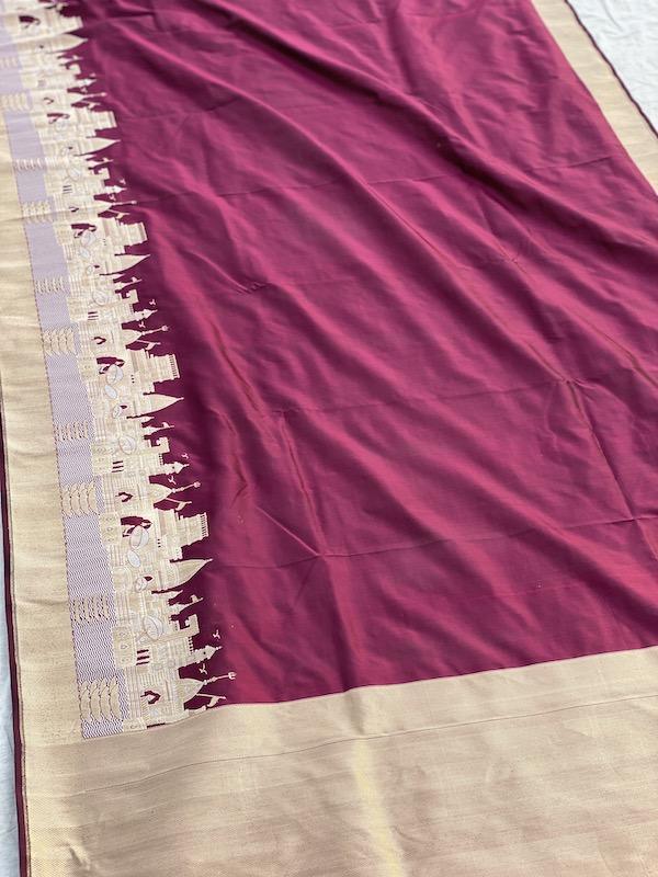 Pure Banarasi Katan silk handloom saree (a3) by Shades Of Benares - banarasi - banarasi saree shop