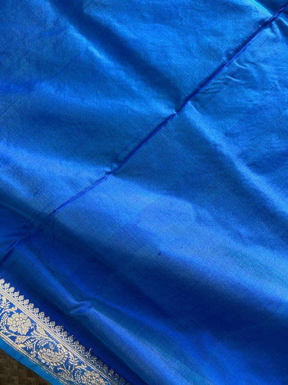 Pure Banarasi Katan Silk handloom Saree (BEE1) by Shades Of Benares - banarasi - banarasi saree shop