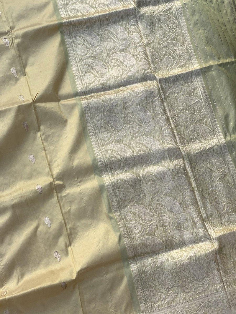 Pure Banarasi Katan Silk handloom Saree (BEE6) by Shades Of Benares - banarasi - banarasi saree shop