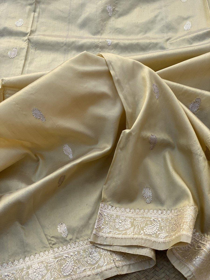 Pure Banarasi Katan Silk handloom Saree (BEE6) by Shades Of Benares - banarasi - banarasi saree shop