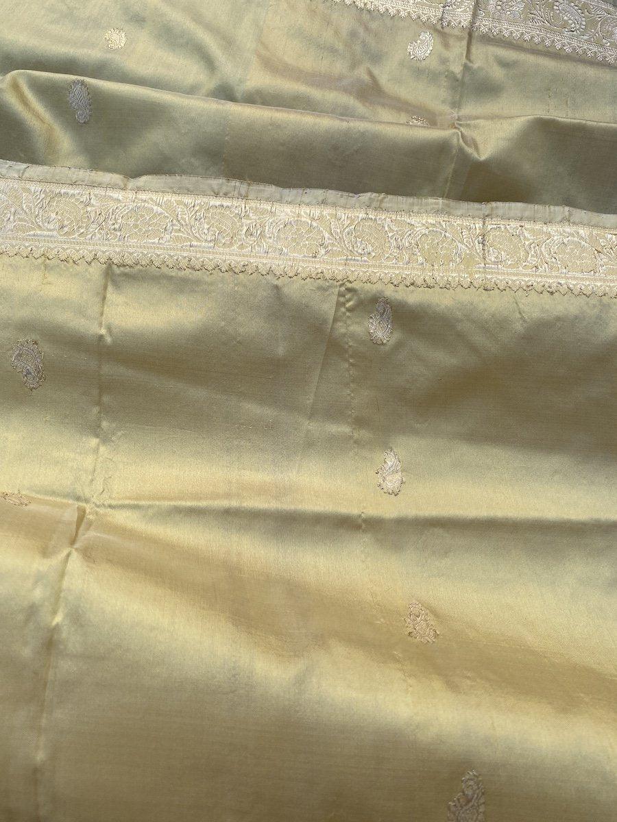 Pure Banarasi Katan Silk handloom Saree (BEE6) by Shades Of Benares - banarasi - banarasi saree shop