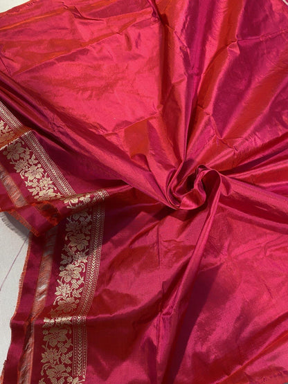 Pure Banarasi Katan silk handloom saree, Kadhwa Buti (APKi) by Shades Of Benares - banarasi - banarasi saree shop