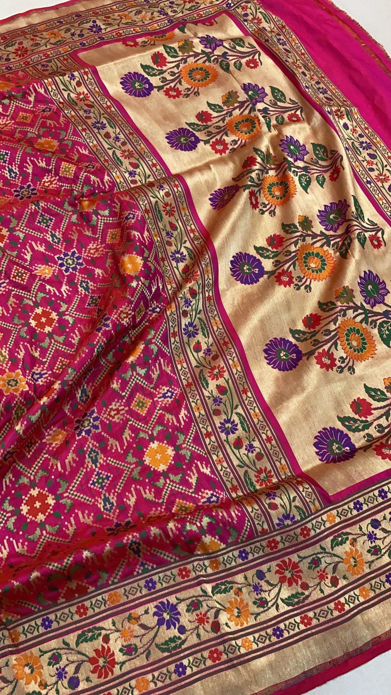 Pure Banarasi Katan silk handloom saree, Minakari (ccc3) by Shades Of Benares - banarasi - banarasi saree shop