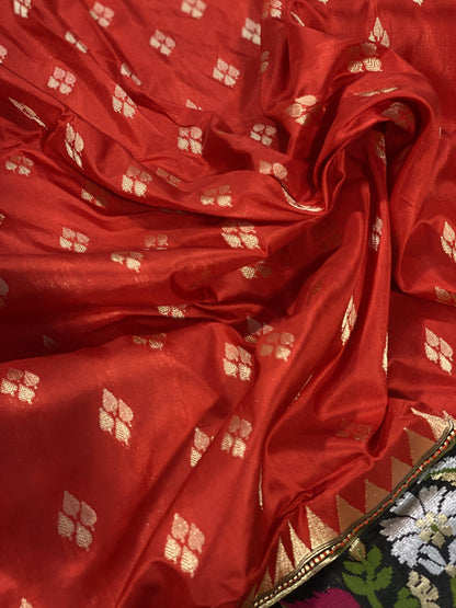 Pure Banarasi Katan silk handloom saree (MSKG00) by Shades Of Benares - banarasi - banarasi saree shop