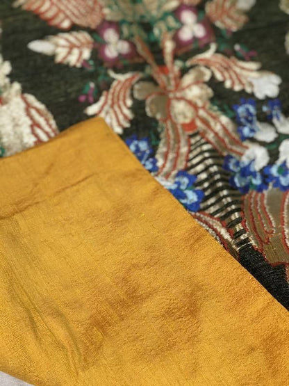 Pure Banarasi Raw Silk Brocade Handloom Wall Hanging (D02) by Shades Of Benares - banarasi - banarasi saree shop