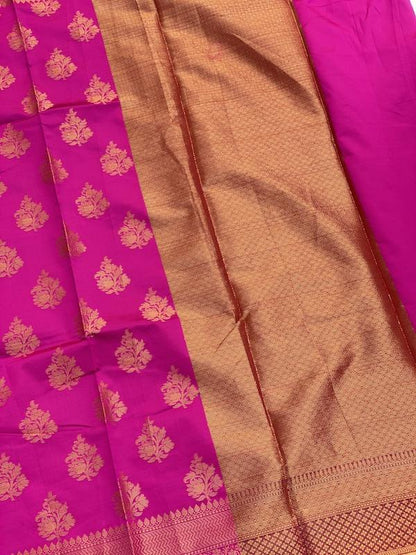 Pure Banarasi Summer Cotton Patola Handloom Sarees With Blouse Piece (LL33) by Shades Of Benares - banarasi - banarasi saree shop