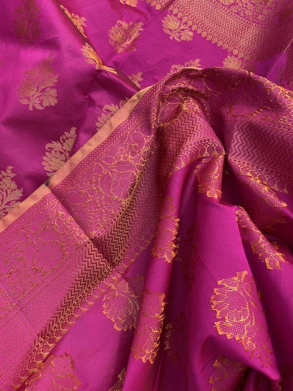 Pure Banarasi Summer Cotton Patola Handloom Sarees With Blouse Piece (LL33) - Shades Of Benares