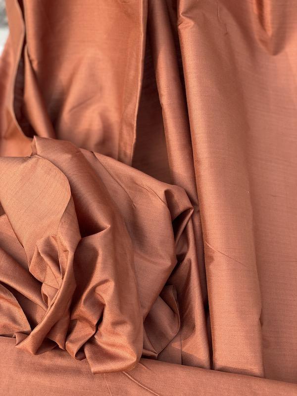 Pure Katan Silk Handloom Khaddi Dress Material (AN15) - Shades Of Benares