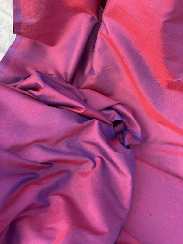 Pure Katan Silk Handloom Khaddi Dress Material (AN16) - Shades Of Benares