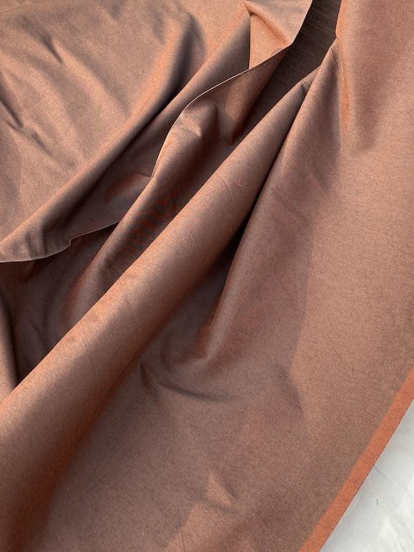 Pure Katan Silk Handloom Khaddi Dress Material (AN5) - Shades Of Benares