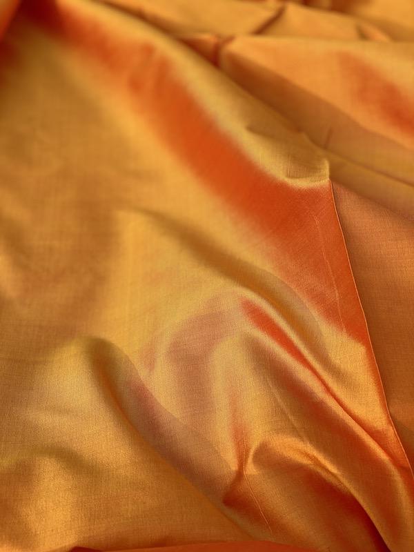 Pure Katan Silk Handloom Khaddi Dress Material (AN9) - Shades Of Benares